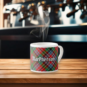 Clan MacPherson Tartan Espresso Cup Espressotasse