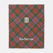 Clan MacPherson Tartan Fleece Blanket (Vorderseite)
