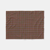 Clan MacPherson Tartan Fleecedecke (Vorderseite (Horizontal))