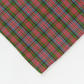 Clan MacPherson Tartan Fleecedecke (Ecke)