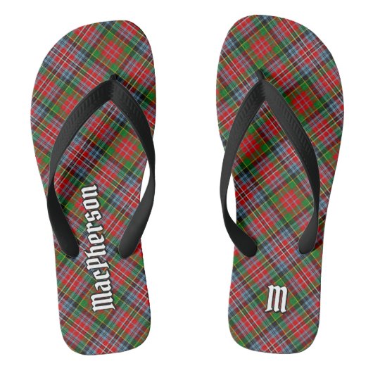 Clan MacPherson Tartan Flip Flops Badesandalen (Fußbett)