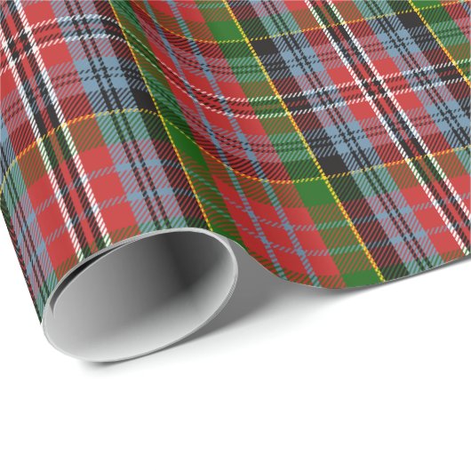 Clan MacPherson Tartan Geschenkpapier (Rolleneckpunkt)
