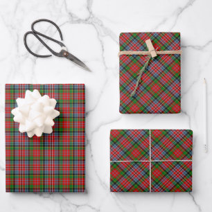 Clan MacPherson Tartan Geschenkpapier Bogen Set