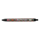 Clan MacPherson Tartan Ink Pen Kugelschreiber (Vorderseite)
