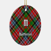 Clan MacPherson Tartan Keramik Ornament (Rechts)