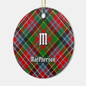 Clan MacPherson Tartan Keramik Ornament (Links)