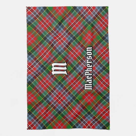 Clan MacPherson Tartan Küchentuch (Vertikal)
