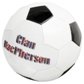 Clan MacPherson Tartan Logo, Fußball (Dreiviertel)