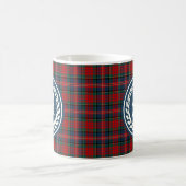 Clan MacPherson Tartan Monogram Kaffeetasse (Mittel)