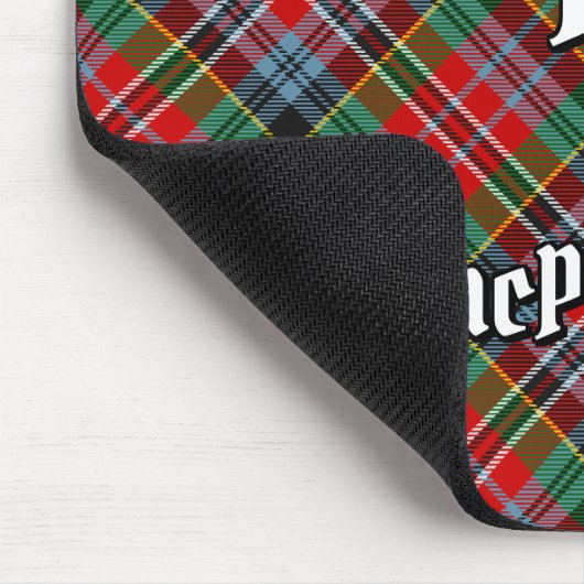 Clan MacPherson Tartan Mouse Pad Mousepad (Ecke)