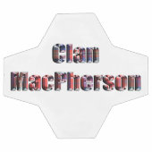 Clan Macpherson Tartan Name, Soccerball Fußball (Flach)