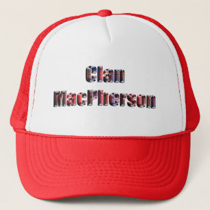 Clan Macpherson Tartan Name, Truckers Hat Truckerkappe