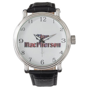 Clan Macpherson Tartan Name, Watch Armbanduhr