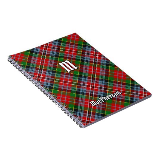 Clan MacPherson Tartan Notebook Notizblock (Rechte Seite)