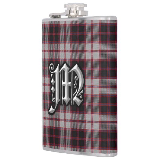 Clan MacPherson Tartan Old Scotland Flask Flachmann (Links)