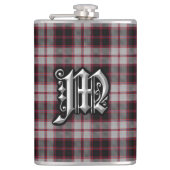 Clan MacPherson Tartan Old Scotland Flask Flachmann (Vorderseite)