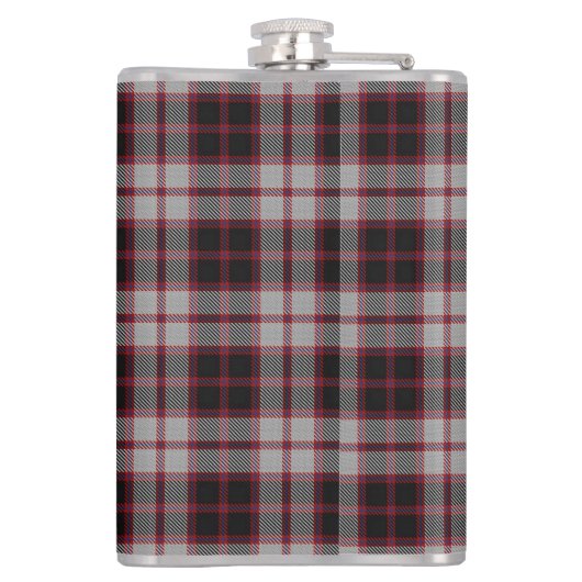 Clan MacPherson Tartan Old Scotland Flask Flachmann (Rückseite)