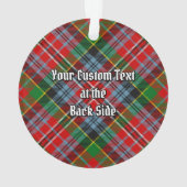 Clan MacPherson Tartan Ornament (Rückseite)
