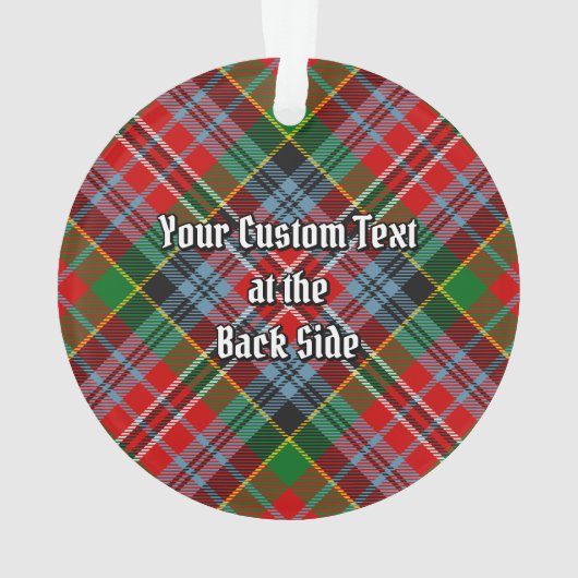 Clan MacPherson Tartan Ornament (Rückseite)