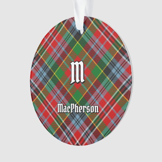 Clan MacPherson Tartan Ornament (Vorderseite)