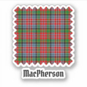 Clan MacPherson Tartan Sticker (Vorderseite)