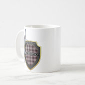 Clan MacPherson Tartan Sword & Shield Cup Tasse (Vorderseite Links)