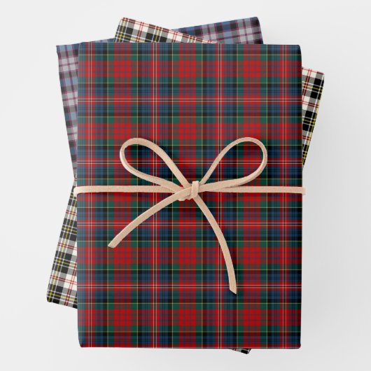 Clan MacPherson Tartan Variations Geschenkpapier Set (Beispiel)
