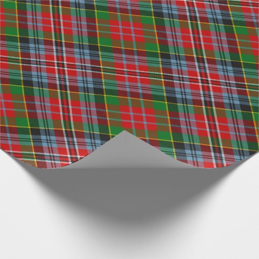 Clan MacPherson Tartan Wrapping Paper Geschenkpapier (Ecke)