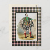 Clan MacPherson Vintag Illustration Tartan Frame Postkarte (Vorne/Hinten)
