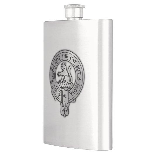 Clan MacPherson Wappen Flachmann (Links)