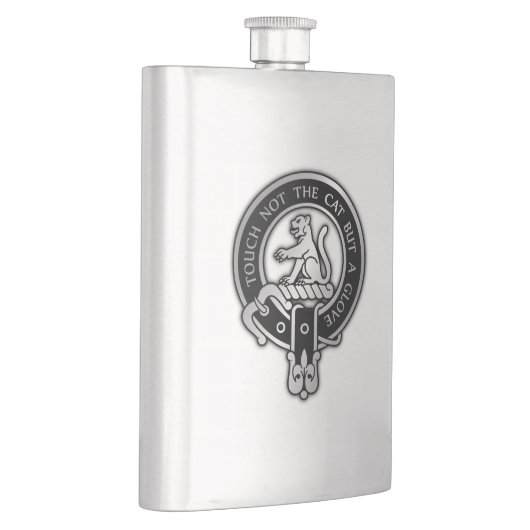 Clan MacPherson Wappen Flask Flachmann (Rechts)