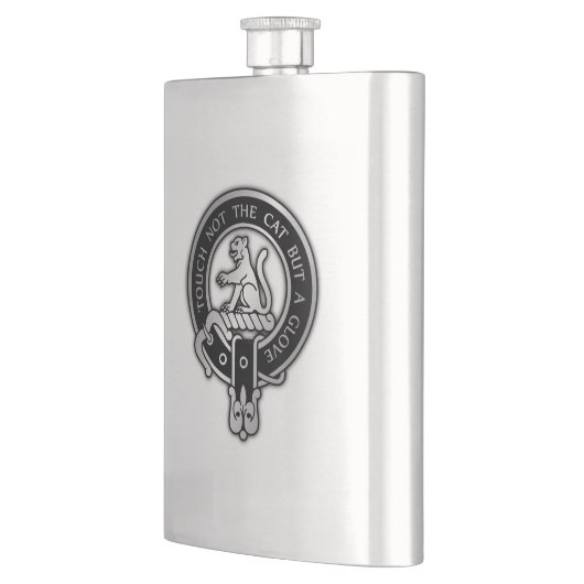 Clan MacPherson Wappen Flask Flachmann (Links)