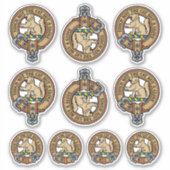 Clan MacPherson Wappen Sticker Set (Vorderseite)