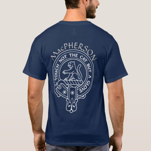 Clan MacPherson Wappen T - Shirt (Rückseite)