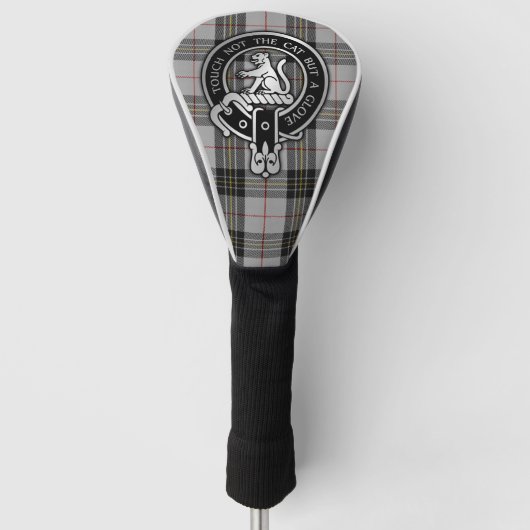 Clan MacPherson Wappen & Tartan Golf Head Cover Golf Headcover (Vorderseite)