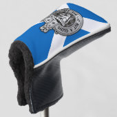Clan MacPherson Wappen & Tartan Golf Headcover (3/4 Vorderseite)