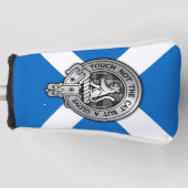 Clan MacPherson Wappen & Tartan Golf Headcover (Vorderseite)