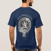 Clan MacPherson Wappen & Tartan T-Shirt (Rückseite)