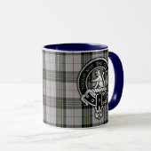 Clan MacPherson Wappen & Tartan Tasse (VorderseiteRechts)