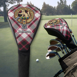 Clan MacPherson Wappen über die Jagd auf Tartan Golf Headcover
