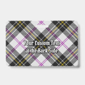 Clan MacPherson Wappen über Dress Tartan Ausweis (Rückseite)