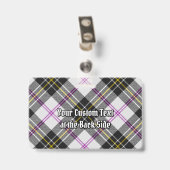 Clan MacPherson Wappen über Dress Tartan Ausweis (Rückseite mit Clip)