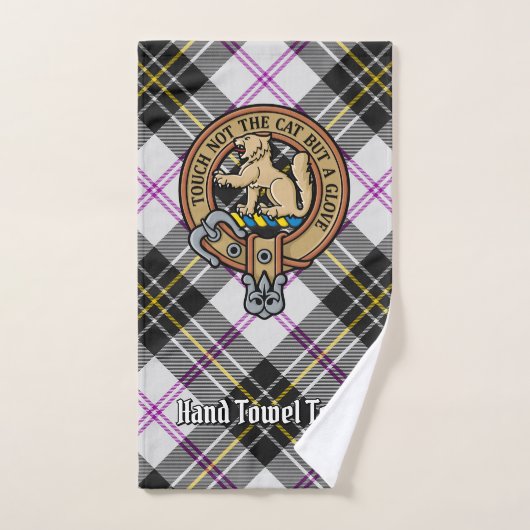 Clan MacPherson Wappen über Dress Tartan Badhandtuch Set (Handtuch)