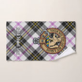 Clan MacPherson Wappen über Dress Tartan Badhandtuch Set (Handtuch)