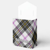 Clan MacPherson Wappen über Dress Tartan Geschenkschachtel (Geöffnet)