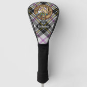 Clan MacPherson Wappen über Dress Tartan Golf Headcover (Vorderseite)