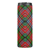 Clan MacPherson Wappen über Tartan Thermosbecher (Rückseite)