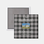Clan MacPhersons Old Cluny Castle Coffee Co. Magnet (Vorderseite/Rückseite)
