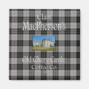 Clan MacPhersons Old Cluny Castle Coffee Co. Magnet