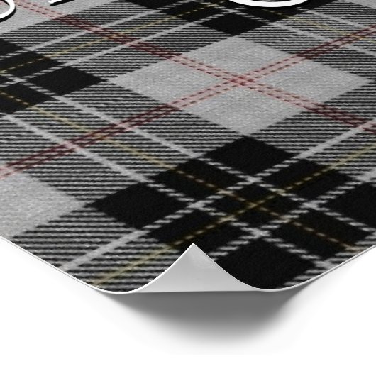 Clan MacPhersons Old Cluny Castle Coffee Co. Poster (Ecke)